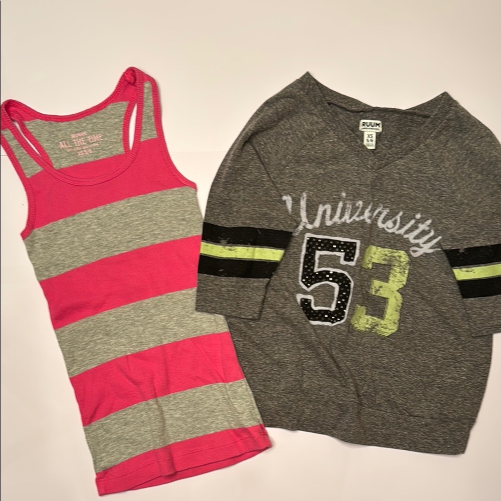 RUUM University Shirt and Tank